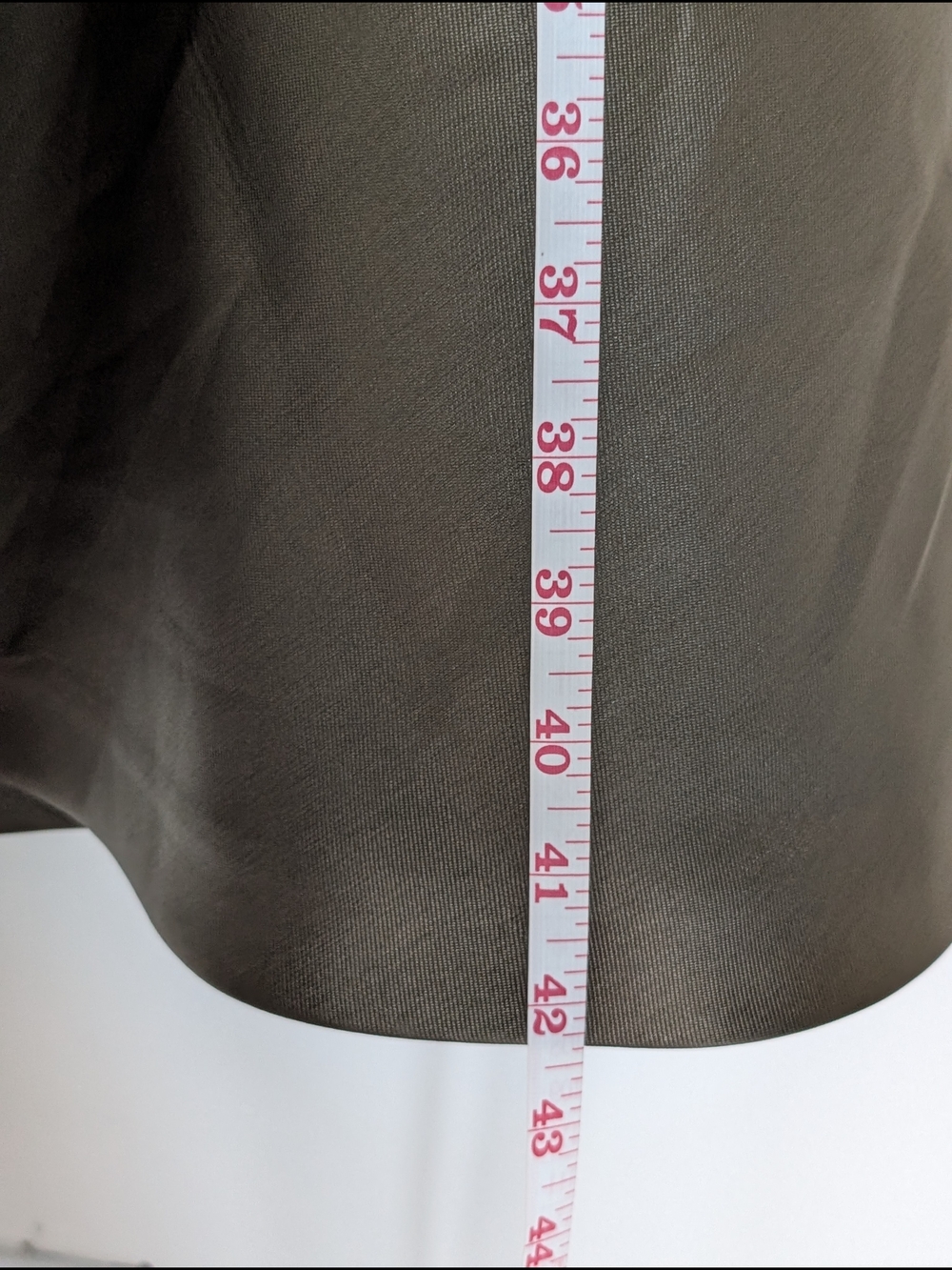 Ted Baker Zadi Knitted Frill Full Skirt Dress Size 2/US 6 Khaki Pink Green NWT - Picture 14 of 15